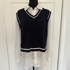 Adrianna Papell 2 in 1 Blouse